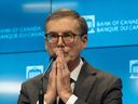 Bank of Canada governor Tiff Macklem during a news conference in Ottawa.