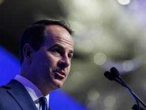 Darryl White, chief executive officer of BMO Financial Group, speaks during the US-Canada Summit in Toronto, Ontario, Canada, on April 4, 2023.