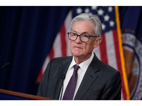 Jerome Powell, chairman of the US Federal Reserve, during a news conference following a Federal Open Market Committee (FOMC) meeting in Washington, DC, US, on Wednesday, Jan. 29, 2025. Federal Reserve officials held interest rates steady, pausing to assess the inflation outlook following a string of rate reductions last year.