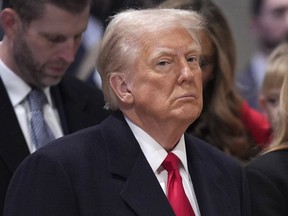 U.S. President Donald Trump at the Washington National Cathedral, Jan. 21, in Washington, D.C.