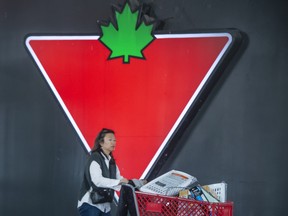 Canadian Tire will be tracking economic performance and consumer behaviour over the next 100 days before updating its growth outlook and buying plans for the fall and winter in response to tariff uncertainty.