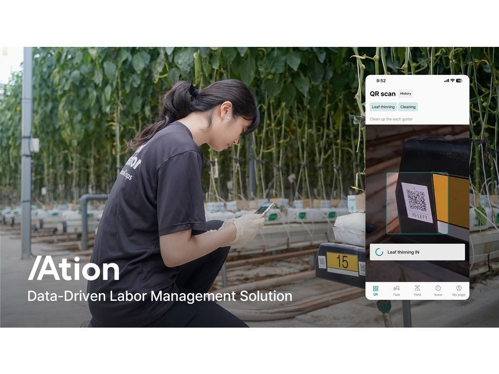 ioCrops Announces the Launch of Ation to Optimize Labor Costs and Maximize Greenhouse Profits with Data-Driven Solutions