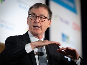 Bank of Canada governor Tiff Macklem speaks at the Greater Vancouver Board of Trade in Vancouver, B.C.