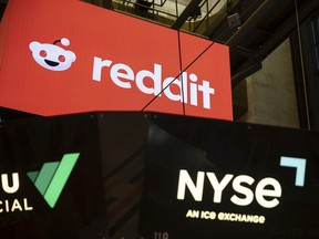 At its February peak, Reddit’s stock had risen over 500 per cent from the US$34 initial public offering price last March.