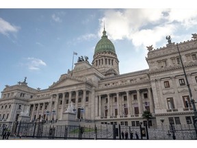 Kongres Nasional di Buenos Aires, Argentina. Fotografer: Erica Canepa/Bloomberg