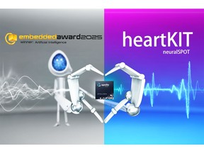 Ambiq Heartkit memenangkan Penghargaan Kecerdasan Buatan di Embedded World 2025