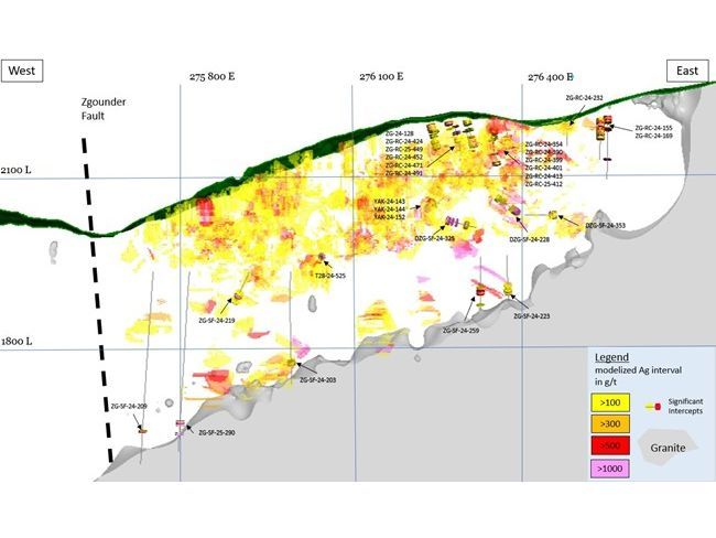 Aya Gold & Silver Reports High-Grade Silver Results at Depth to the West and Near Pit to the East