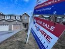 Home sales in February were down 10.4 per cent compared with the same month last year.