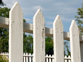 White picket fence