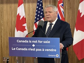 Ontario Premier Doug Ford fires back at United States President Donald Trump after tariffs were levied against Canada.