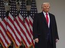 The order U.S. President Donald Trump signed Wednesday contemplated the possibility of the justification being terminated or suspended, which would trigger a new 12 per cent levy.
