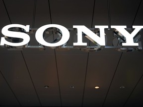FILE - A logo of Sony is seen at the headquarters of Sony Corp. on May 10, 2022, in Tokyo.