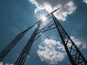 Power transmission lines near Austin, Texas, US, on Thursday, June 13, 2024. The Texas grid repeatedly has suffered from tight electricity supplies in the past two years as extreme weather and surging power demand stress aging infrastructure.