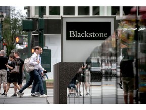 The Blackstone headquarters in New York.