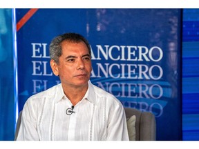 Edgar Amador, Mexico's finance minister, during the Association of Banks of Mexico (ABM) convention in Nuevo Vallarta, Nayarit state, Mexico, on Friday, May 9, 2025. Mexico's President Claudia Sheinbaum will be on hand to inaugurate the 88th edition of the Banking Convention, the most important economic-financial forum in the country.
