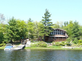 A cottage on Georgian Bay in Honey Harbour, Ont.