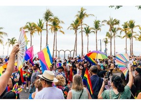 Puerto Vallarta's Iconic Pride Parade along the Malecon