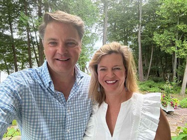 Tom Hockin and his wife