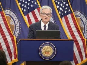Federal Reserve Board Chairman Jerome Powell speaks during a news conference at the Federal Reserve in Washington, Wednesday, June 18, 2025.