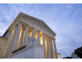 The U.S. Supreme Court in Washington, D.C., U.S., on Monday, Oct. 4, 2021. The court's conservative wing offers a menu of opportunities to exploit its 6-3 majority, and give Republicans the type of payoff they envisioned when they pushed through Justice Amy Coney Barrett's Senate confirmation just before the 2020 election.