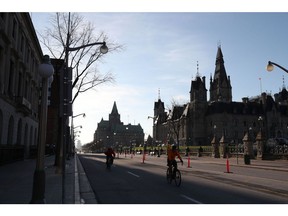 Parliament Hill in Ottawa.