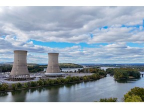 The Three Mile Island nuclear power plant in Middletown, Pennsylvania.