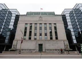 The Bank of Canada building in Ottawa.