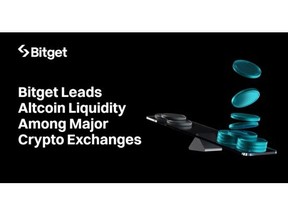 Bitget Leads Altcoin Liquidity Among Major Crypto Exchanges, According to CoinGecko Report