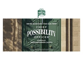 MAISON PERRIER is searching for its first ever Chief Possibility Officer