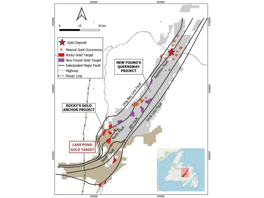 Rocky Shore Initiates Summer Program at Gold Anchor Project, Newfoundland