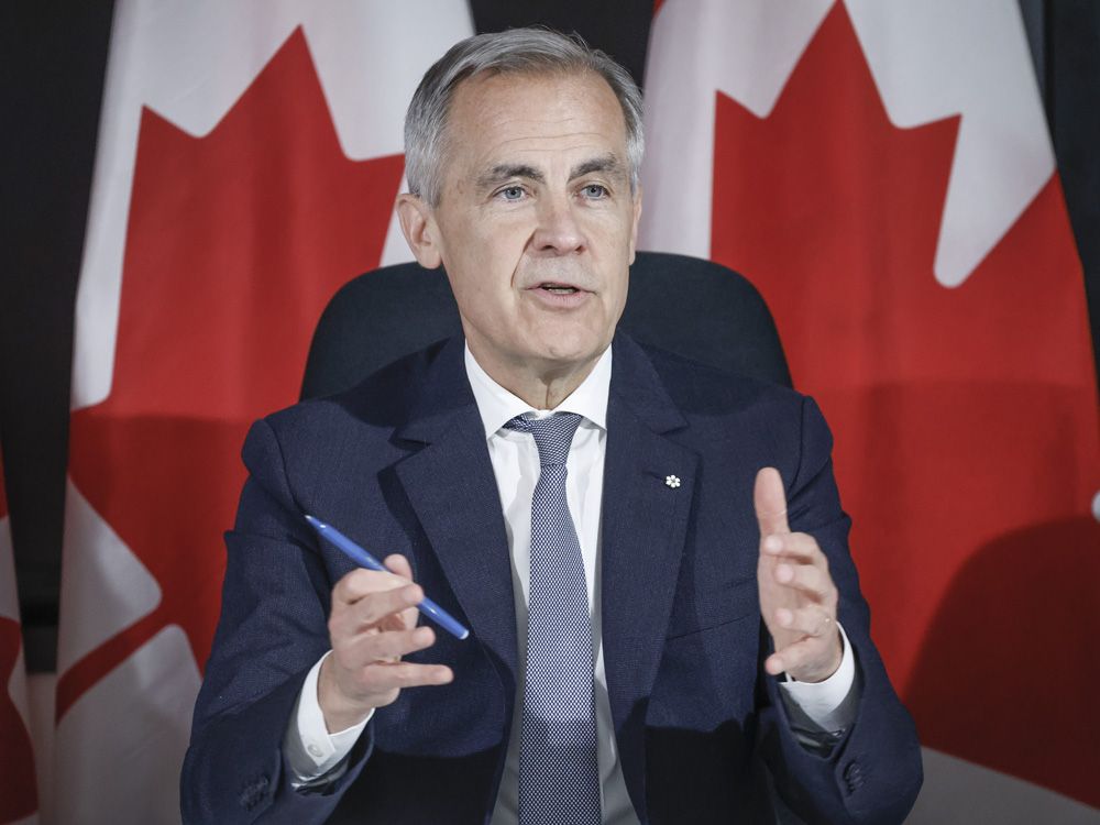 Prime Minister Mark Carney during a meeting in Calgary, Alta., on June 1. Prime Minister Mark Carney during a meeting in Calgary, Alta., on June 1.