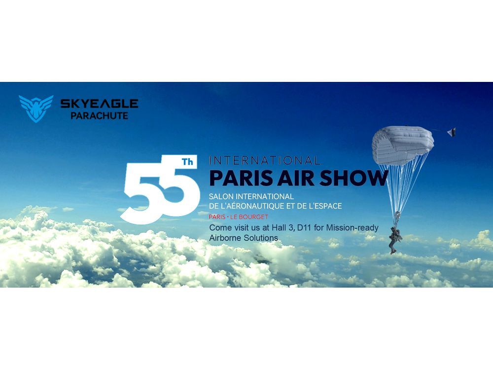 SkyEagle to Showcase Mission-Ready Parachutes at Paris Air Show 2025