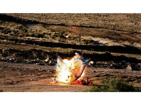 Iconic sign detonated