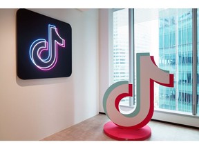 TikTok offices in Singapore.