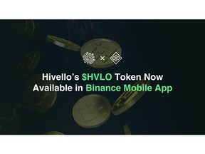Hivello's $HVLO Token Now Available in Binance Mobile App