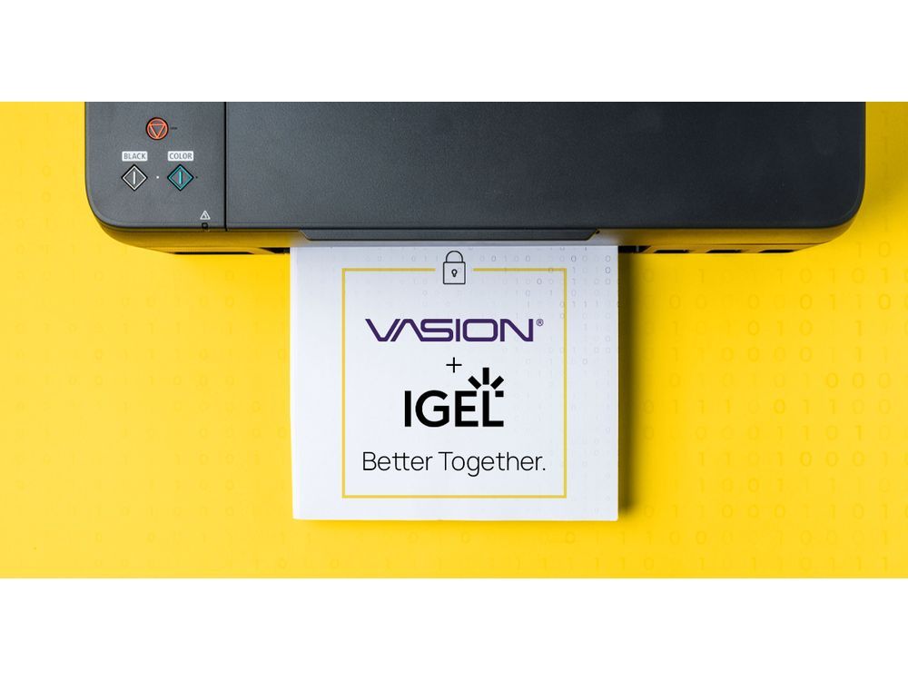 IGEL and Vasion Enhance Secure Printing for IGEL OS with App Portal Release