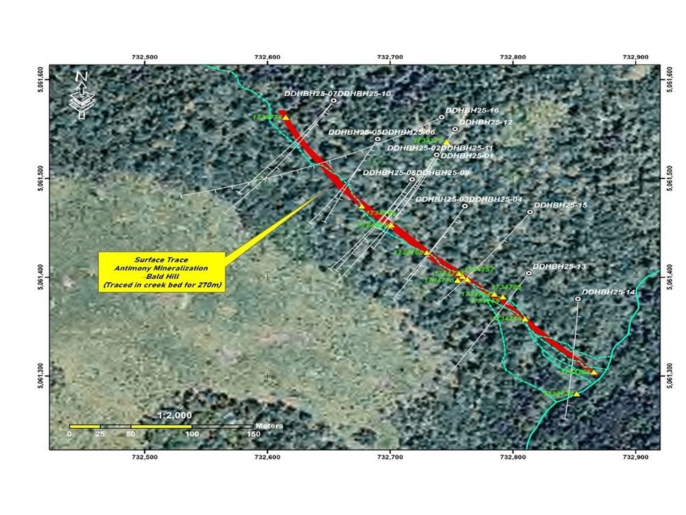 More High-Grade Antimony Intersected