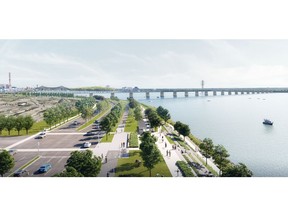 Overall view of Bonaventure Expressway