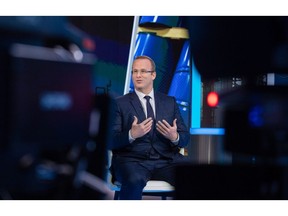Pierre Andurand, founder of Andurand Capital Management LLP, during a Bloomberg Television interview in London, UK, on Wednesday, Nov. 22, 2023. OPEC+ may need to announce deeper oil production cuts this weekend to offset surprisingly strong supply growth from the US and elsewhere, Andurand said.