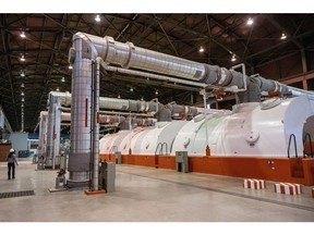 The turbine generator unit 1 inside the Pacific Gas and Electric Co. (PG&E) Diablo Canyon nuclear power plant in Avila Beach, California, US, on Tuesday, Aug. 5, 2025. The Nuclear Regulatory Commission granted PG&E permission to run the California facility under its current license while it reviews the application to extend the life of the state's last nuclear power plant.