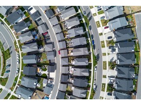 Homes in Colwood, British Columbia, Canada.