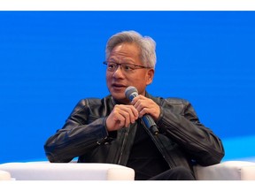 Nvidia CEO Jensen Huang is part of a delegation of tech executives visiting the UK this week.
