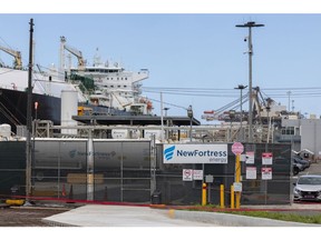 The New Fortress Energy liquefied natural gas terminal near the Port of San Juan in Puerto Nuevo, Puerto Rico.