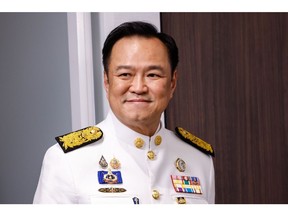 Thailand's prime minister Anutin Charnvirakul on Sept. 7.