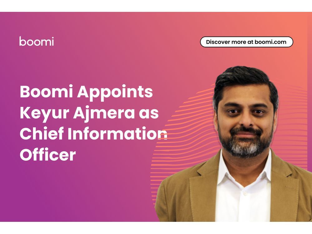 Boomi Appoints Keyur Ajmera as Chief Information Officer