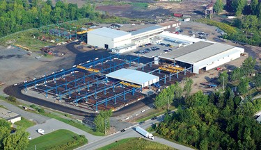 An aerial view of Salit Steel's Niagara Falls facility which Cohen says clearly shows the property is heavy industry.