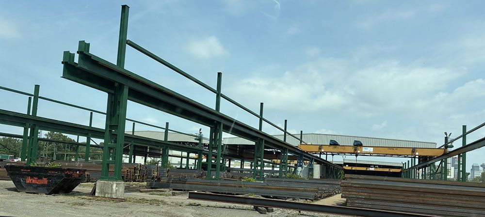 Salit Steel's 20-acre industrial lot on the outskirts of Niagara Falls, Ont.