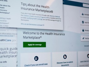 FILE - Pages from the U.S. Affordable Care Act health insurance website healthcare.gov are seen on a computer screen in New York on Tuesday, Aug. 19, 2025.