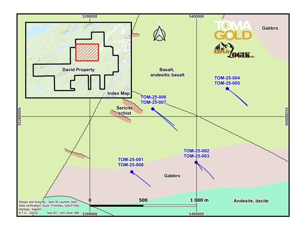 TomaGold to Receive $1,000,000 Contingent Payment From Sale of Hazeur, Monster Lake East and Monster Lake West Properties