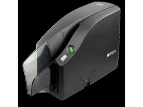The CheXpress CX35 UV is Digital Check's latest cheque scanner with ultraviolet image capture. Based on the popular CX30 UV, the new model offers UV security scanning at an affordable price point.
